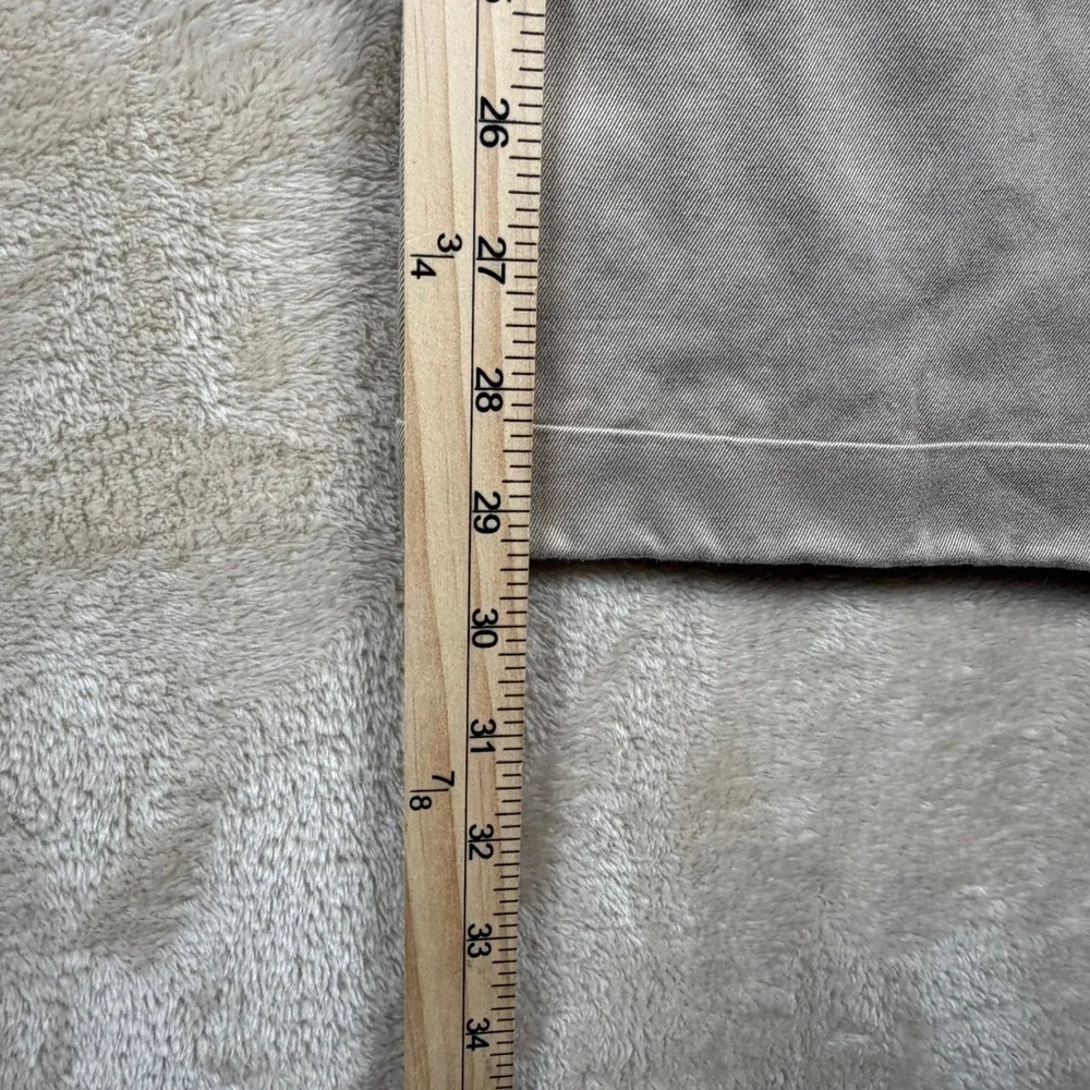 Orvis Sporting Traditions Men 42 Khaki Cotton Twill Cargo Pants‎ Reinforced Seat